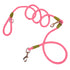 SOGA 220cm Multifunction Hands Free Rope Pet Cat Dog Puppy Double Ended Leash for Walking Training Tracking Obedience Pink-Dog Collars-PEROZ Accessories