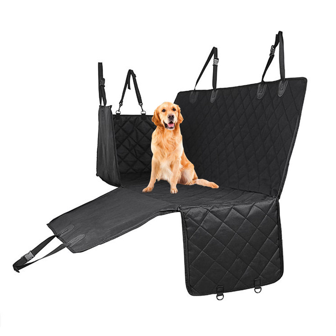 SOGA 600D Oxford Cloth Waterproof Dog Car Cover Back Seat Protector Hammock Non Slip Pet Mat Black-Pet Carriers &amp; Travel Products-PEROZ Accessories