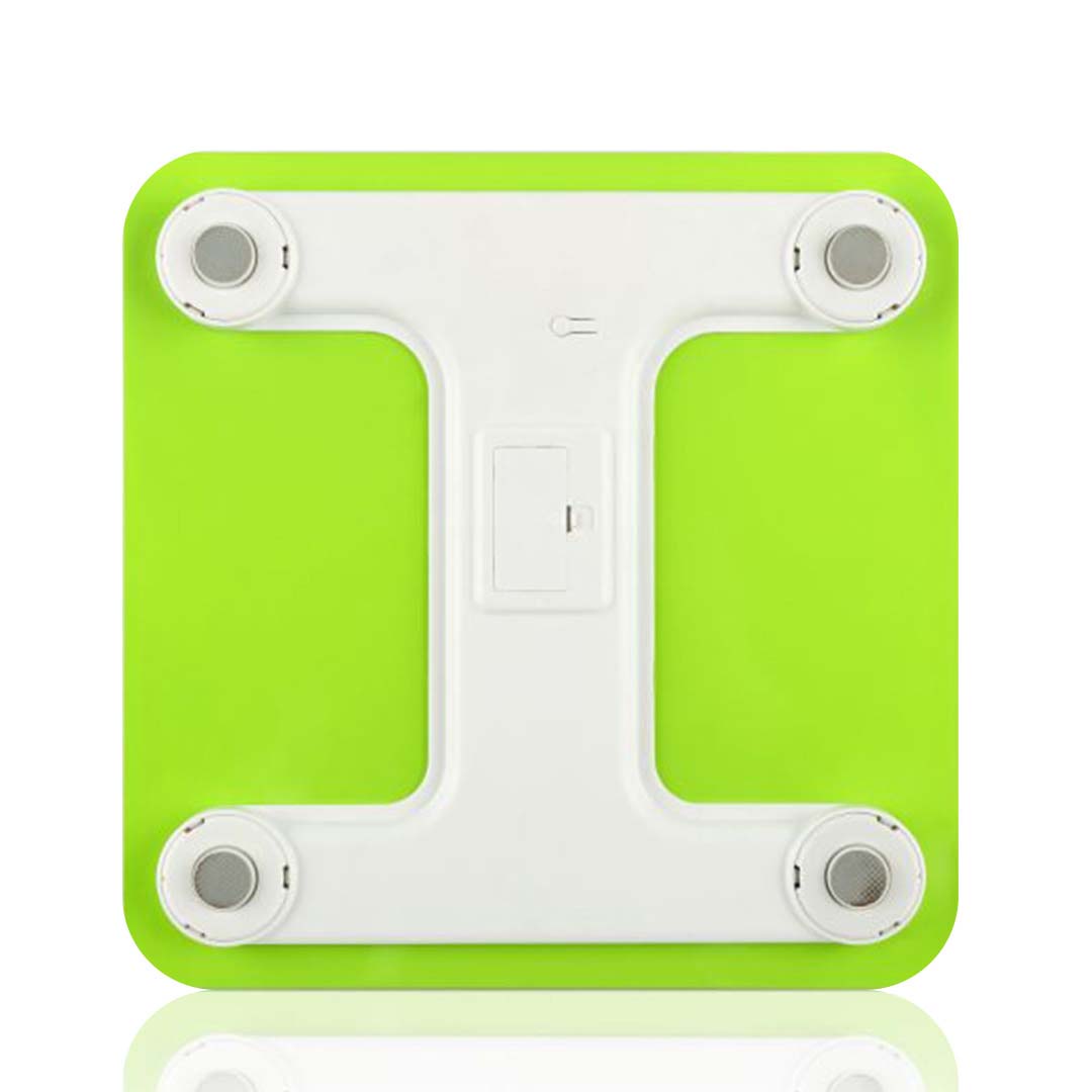 SOGA 2X 180kg Digital Fitness Weight Bathroom Gym Body Glass LCD Electronic Scales White Green-Body Weight Scales-PEROZ Accessories