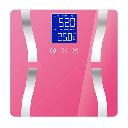 SOGA 2X Glass LCD Digital Body Fat Scale Bathroom Electronic Gym Water Weighing Scales Purple-Body Weight Scales-PEROZ Accessories