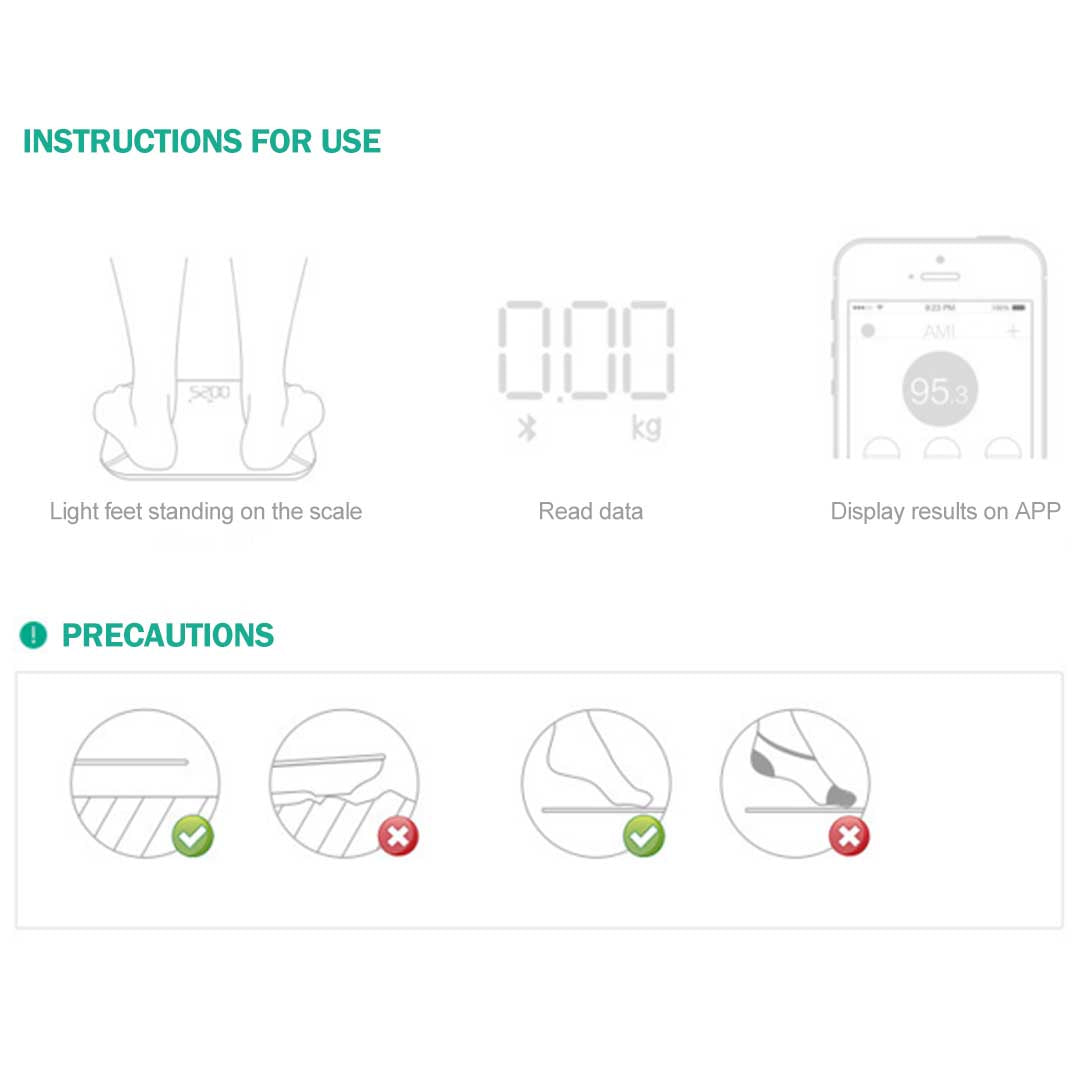 SOGA 2X Wireless Bluetooth Digital Body Fat Scale Bathroom Health Analyser Weight White-Body Weight Scales-PEROZ Accessories