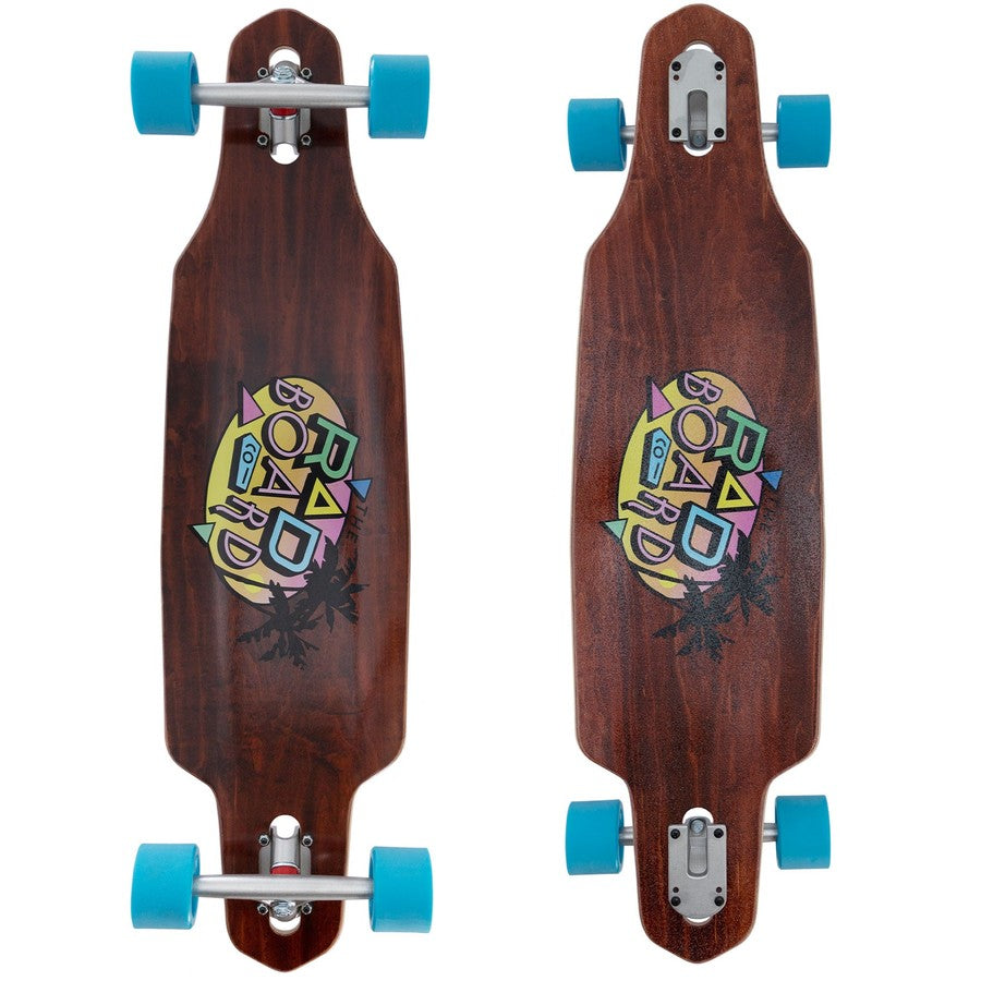 RAD Complete Drop Through &quot; x 36&quot; Longboard-Skateboards-PEROZ Accessories