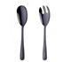 Anygleam Black Stainless Steel 2 Pcs Giant Salad Spoon and Fork Set for Buffet and Restaurant Kitchenware-Kitchen Tools & Utensils-PEROZ Accessories