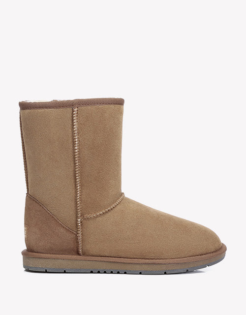 Australian ShepherdDouble-Faced Premium Sheepskin UGG Boots Short Classic Water Resistant-Boots-PEROZ Accessories