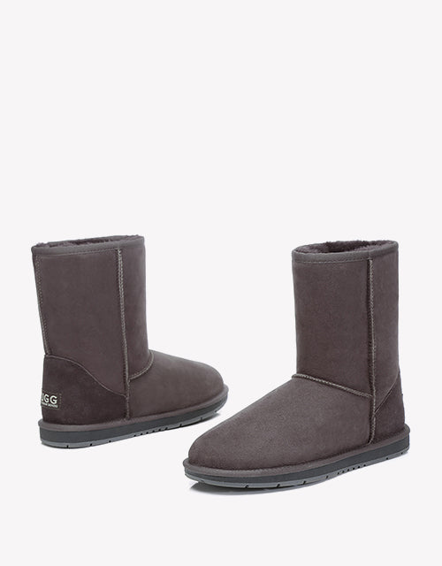 Australian ShepherdDouble-Faced Premium Sheepskin UGG Boots Short Classic Water Resistant-Boots-PEROZ Accessories