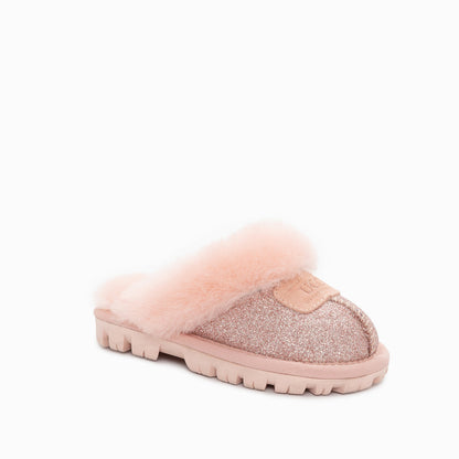 Ugg Kids Coquette Slippers Glitter-Slippers-PEROZ Accessories