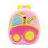 Anykidz 3D Pink Crane School Backpack Cute Vehicle With Cartoon Designs Children Toddler Plush Bag For Baby Girls and Boys-Backpacks-PEROZ Accessories