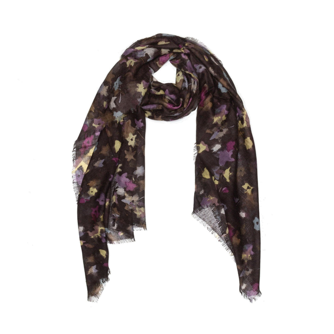 australian wool print wool scarf