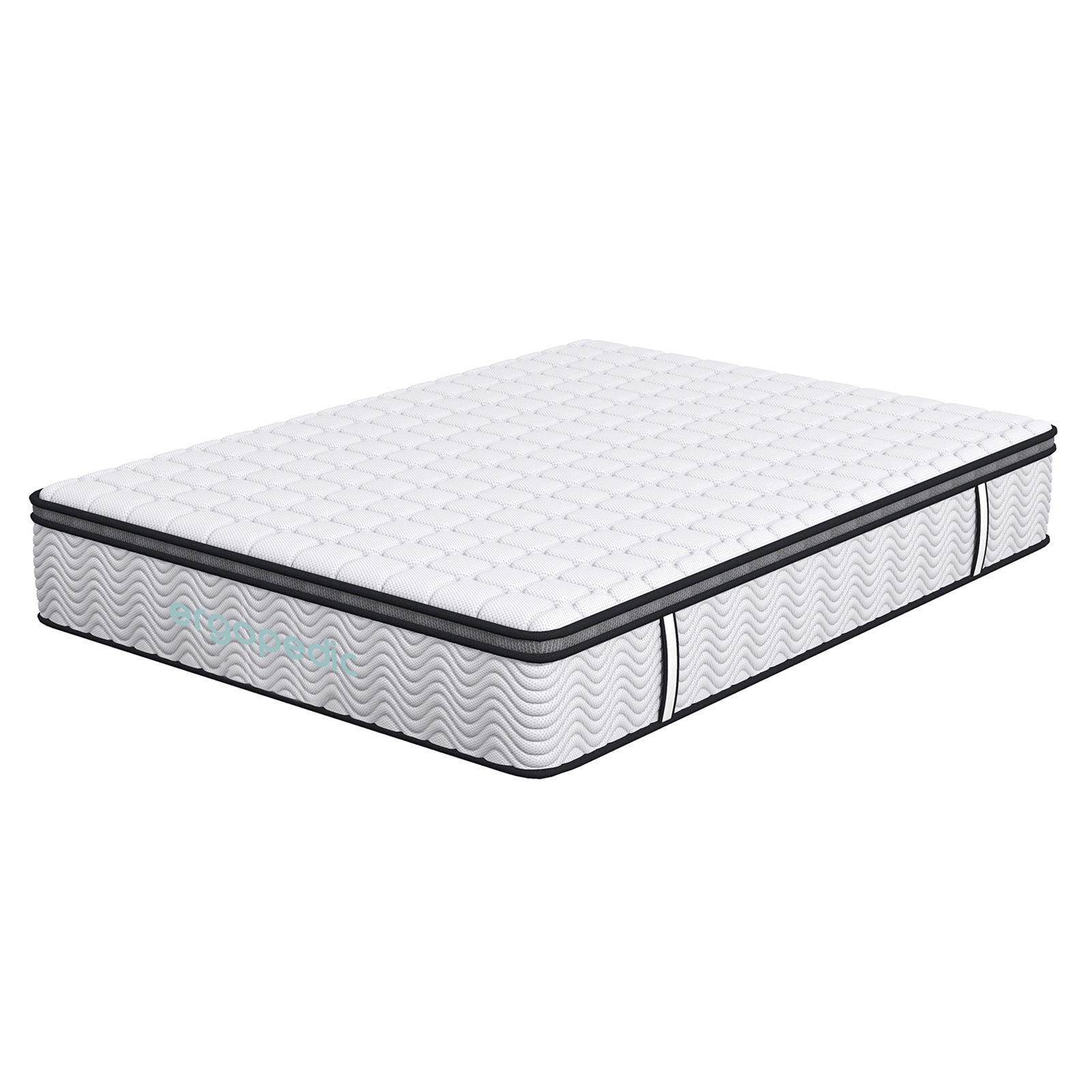 Ergopedic Mattress 5 Zone Latex Pocket Spring Mattress In A Box 30cm-Mattresses &amp; Futons-PEROZ Accessories