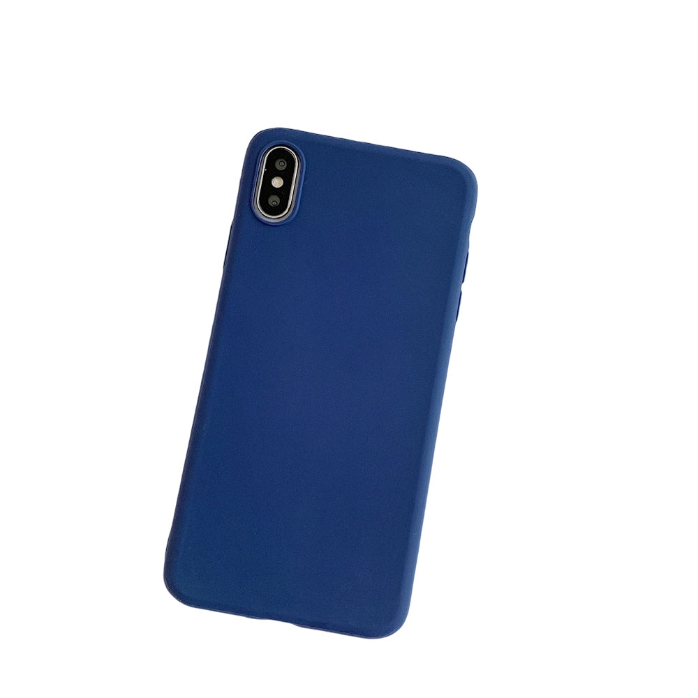 Anymob iPhone Blue Candy Color Silicone Phone Case Soft TPU Back Cases Cover-Mobile Phone Cases-PEROZ Accessories