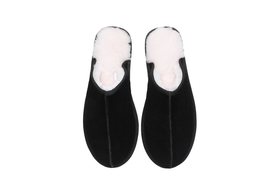 Australian ShepherdUGG Men Sheepskin Slipper Water Resistant Bennett-Slippers-PEROZ Accessories