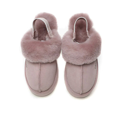 Australian Shepherd UGG Muffin Platform Slipper-Slippers-PEROZ Accessories