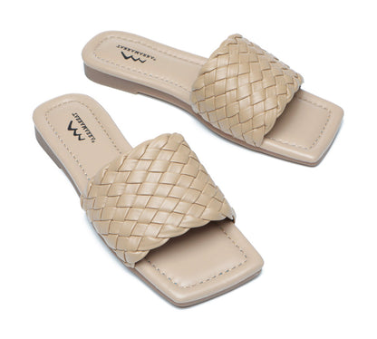 TARRAMARRA Open Toe Woven Flat Sandals Women Taunia-Sandals-PEROZ Accessories