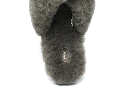 UGG Australian Shepherd Fluffy Crossover Slides Linty Limited Edition Sheepskin-Slides-PEROZ Accessories