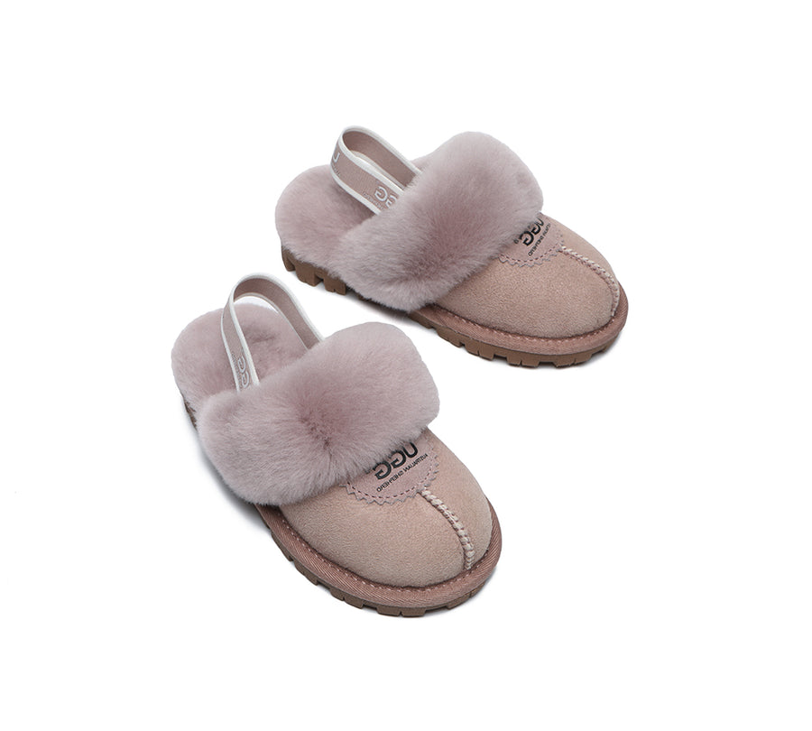 Kids Sling back UGG Slipper Kids Waffle Plus-Slippers-PEROZ Accessories