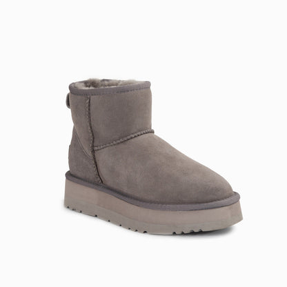 Ugg Classic Platform Mini Boots (Water Resistant)-Boots-PEROZ Accessories