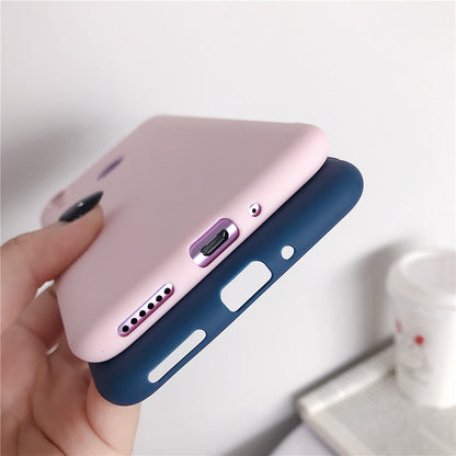 Anymob Huawei Blue Candy Colored Jelly Silicone Mobile Phone Protective Case-Mobile Phone Cases-PEROZ Accessories