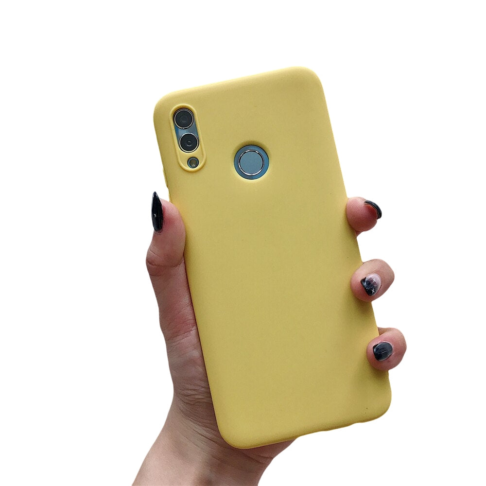 Anymob Samsung Yellow Candy Colored Jelly Silicone Mobile Phone Protective Case-Mobile Phone Cases-PEROZ Accessories