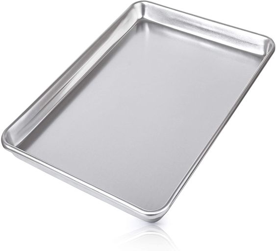 Anygleam 25*16 inch Baking Pan Tray Aluminum Sheet Rectangular Bakeware Kitchen Oven Food Tools-Utensil &amp; Flatware Trays-PEROZ Accessories