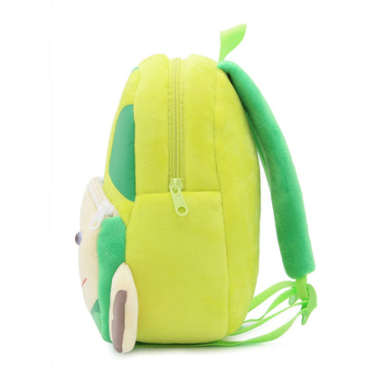 Anykidz 3D Green Turtle School Backpack Cute Animal With Cartoon Designs Children Toddler Plush Bag For Baby Girls and Boys-Backpacks-PEROZ Accessories