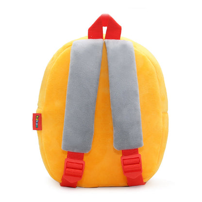 Anykidz 3D Orange Tanker School Backpack Cute Vehicle With Cartoon Designs Children Toddler Plush Bag For Baby Girls and Boys-Backpacks-PEROZ Accessories