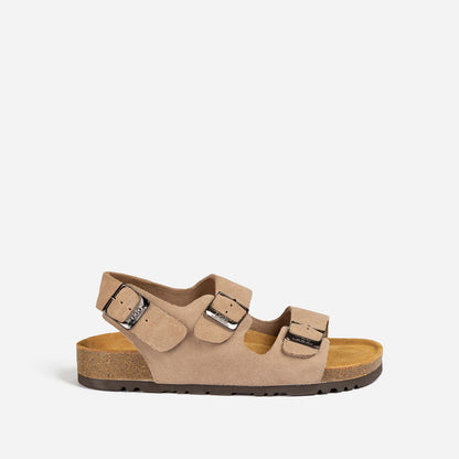 Ugg Aussie Victoria Suede Leather Unisex Slipper (Buckle Straps)-Moccasins-PEROZ Accessories