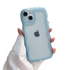 Anymob iPhone Case Blue Clear Art Wavy Silicon Soft Back Cover-Mobile Phone Cases-PEROZ Accessories