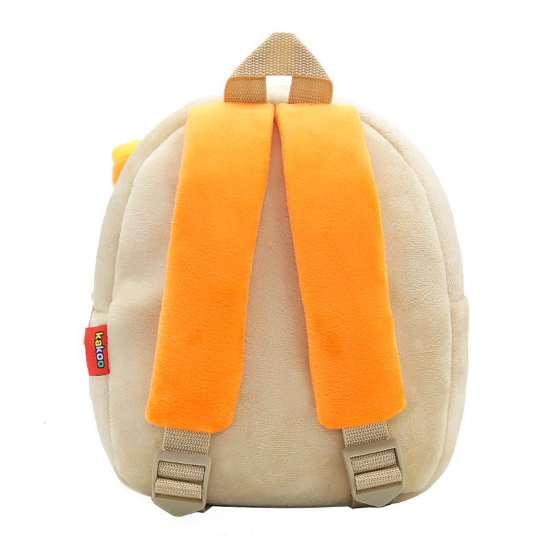 Anykidz 3D Light Brown Agitating Lorry Kid School Backpack Cute Cartoon Animal Style Children Toddler Plush Bag Perfect Accessories For Boys and Girls-Backpacks-PEROZ Accessories