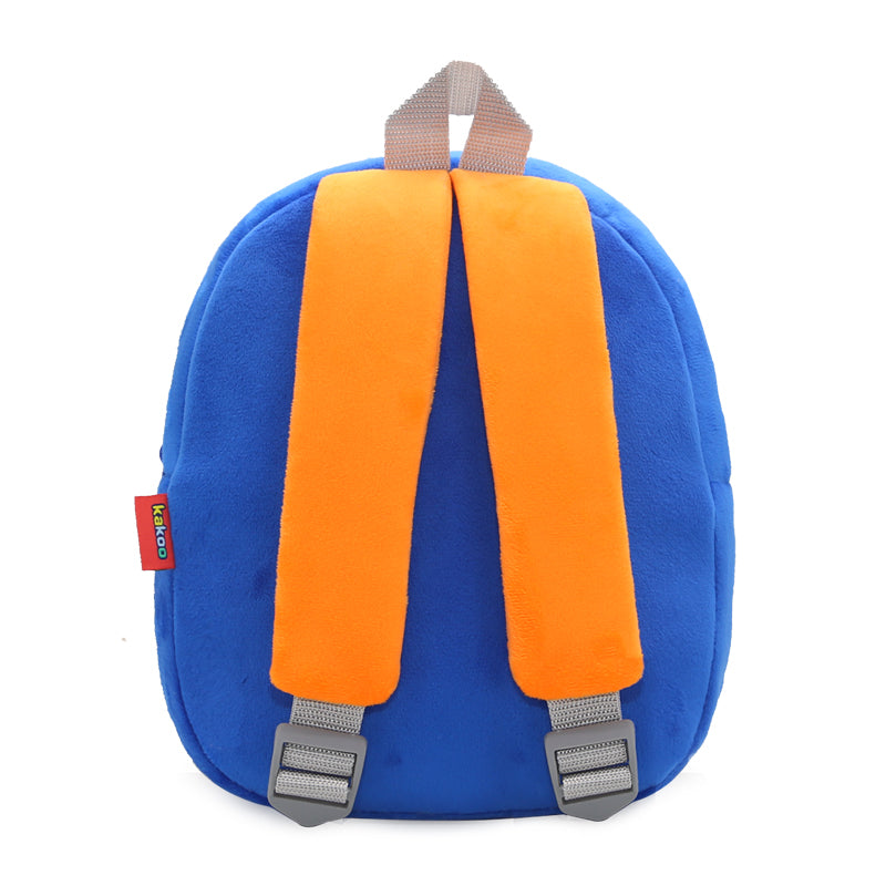 Anykidz 3D Blue Lift Truck Kids School Backpack Cute Cartoon Animal Style Children Toddler Plush Bag Perfect Accessories For Boys and Girls-Backpacks-PEROZ Accessories