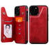 Anymob iPhone Red Business Flip Case Wallet Leather Shell Cover-Mobile Phone Cases-PEROZ Accessories