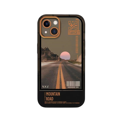 Anymob iPhone Mountain Road Invisible Wristband Bracket Phone Case Silicon Cover-Mobile Phone Cases-PEROZ Accessories