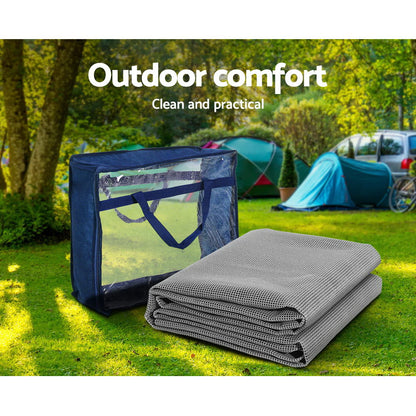 Weisshorn 6 X 2.5M Annex Floor Mat - Grey-Outdoor &gt; Camping-PEROZ Accessories