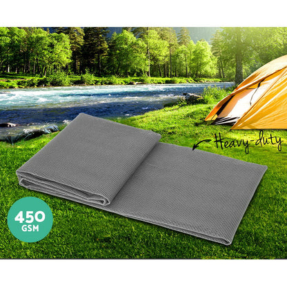 Weisshorn 6 X 2.5M Annex Floor Mat - Grey-Outdoor &gt; Camping-PEROZ Accessories