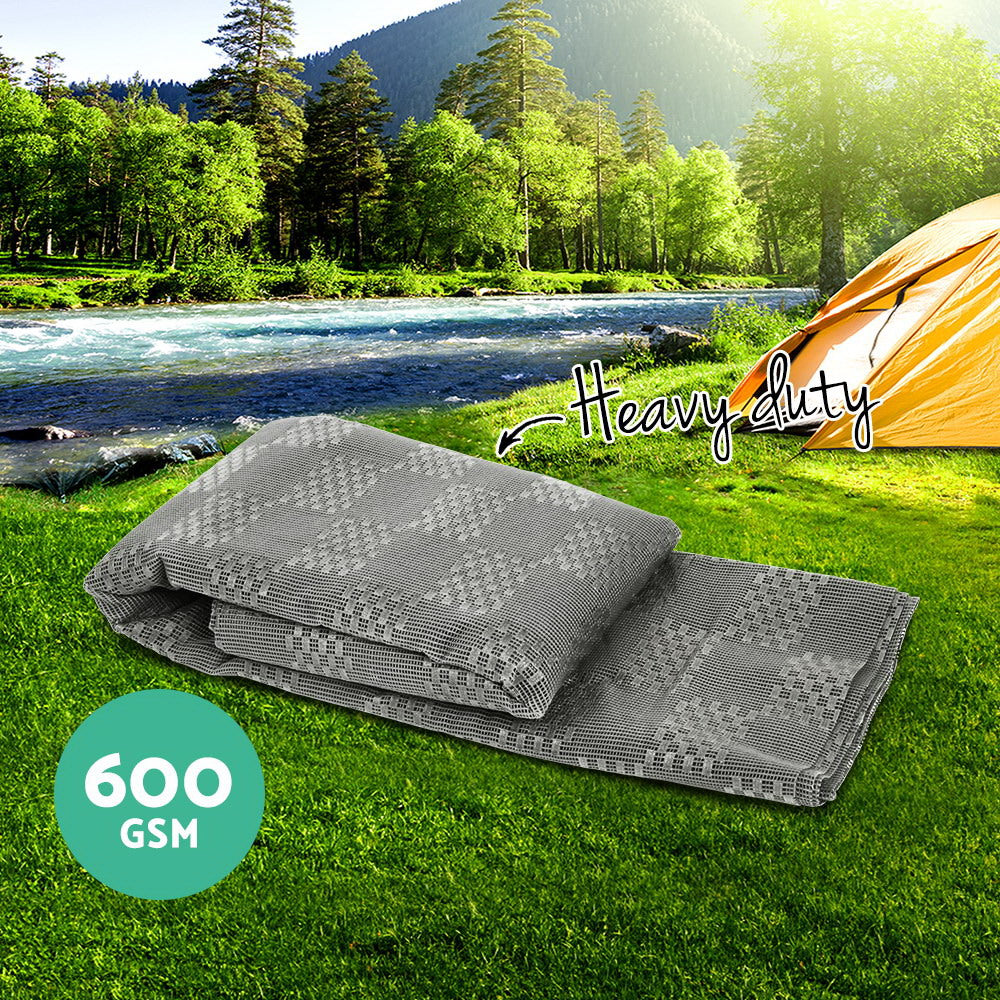 Weisshorn 7M X 2.5M Annex Matting 600 GSM Caravan Park Mats Camping Annexes-Outdoor &gt; Camping-PEROZ Accessories