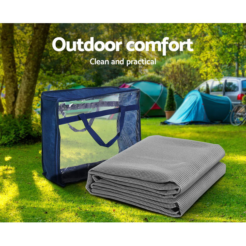 Weisshorn 7 X 2.5M Annex Floor Mat - Grey-Outdoor &gt; Camping-PEROZ Accessories