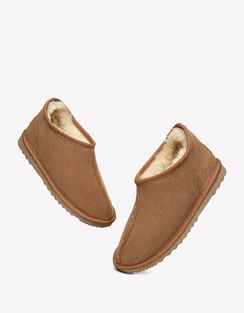 Australian Made Sheepskin Men UGG Slippers Australian Shepherd-Slippers-PEROZ Accessories