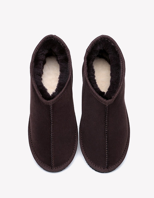 Australian Made Sheepskin Men UGG Slippers Australian Shepherd-Slippers-PEROZ Accessories