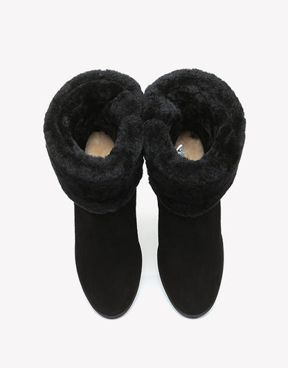 Australian Shepherd UGG Boots Women Shearling Heels Style Candice-Boots-PEROZ Accessories