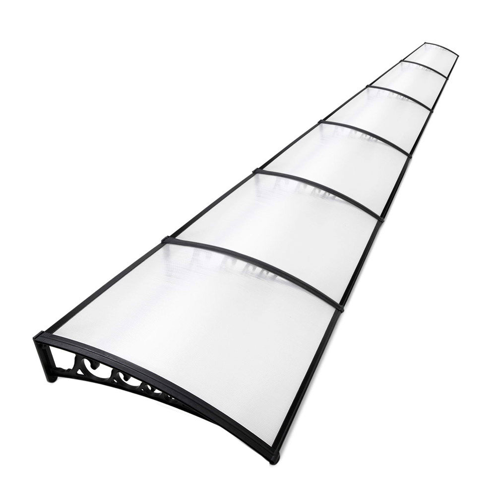 Instahut Window Door Awning Door Canopy Patio UV Sun Shield WHITE 1mx6m DIY-Home &amp; Garden &gt; Shading-PEROZ Accessories