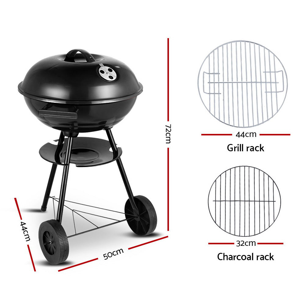 Grillz Charcoal BBQ Smoker Drill Outdoor Camping Patio Barbeque Steel Oven-Home &amp; Garden &gt; BBQ-PEROZ Accessories