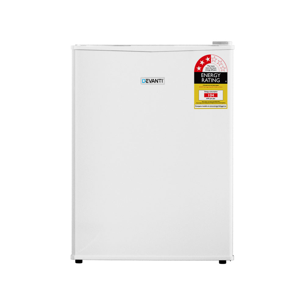 Devanti 70L Portable Mini Bar Fridge - White-Fridges-PEROZ Accessories