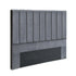 Artiss VELA Bed Head Headboard Queen Size Bedhead Velvet Grey-Furniture > Bedroom - Peroz Australia - Image - 1