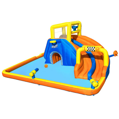 Bestway Inflatable Water Slide Jumping Castle Double Slides for Pool Playground-Home &amp; Garden &gt; Pool &amp; Accessories-PEROZ Accessories