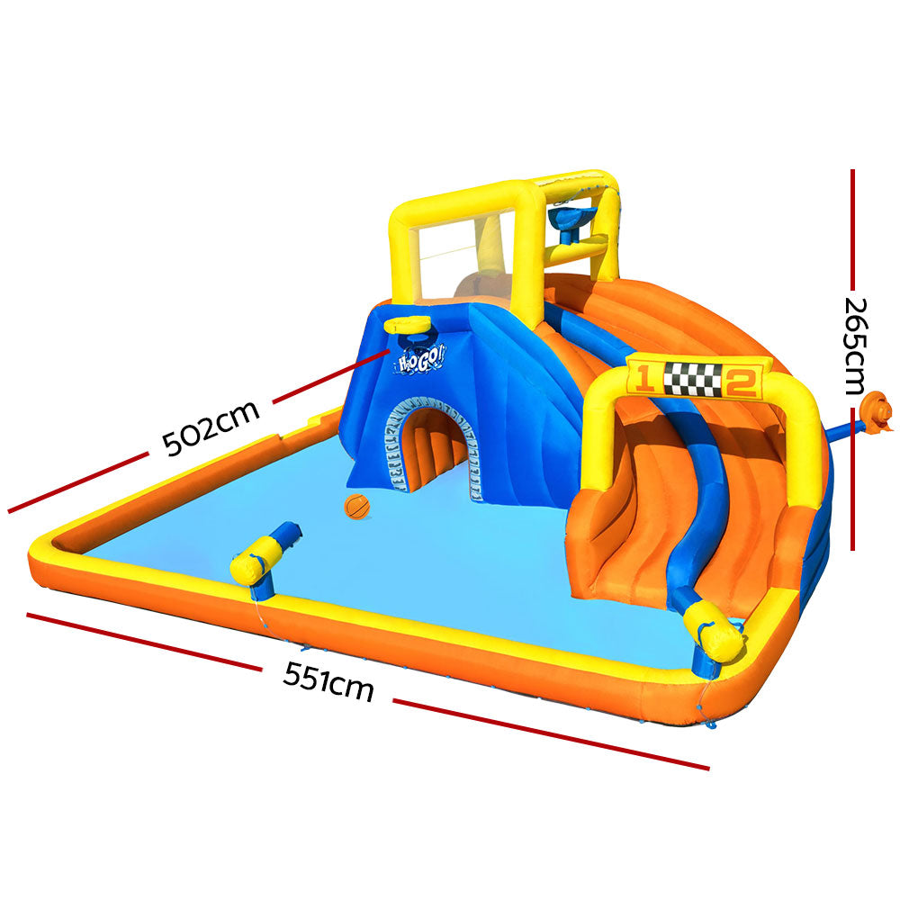 Bestway Inflatable Water Slide Jumping Castle Double Slides for Pool Playground-Home &amp; Garden &gt; Pool &amp; Accessories-PEROZ Accessories