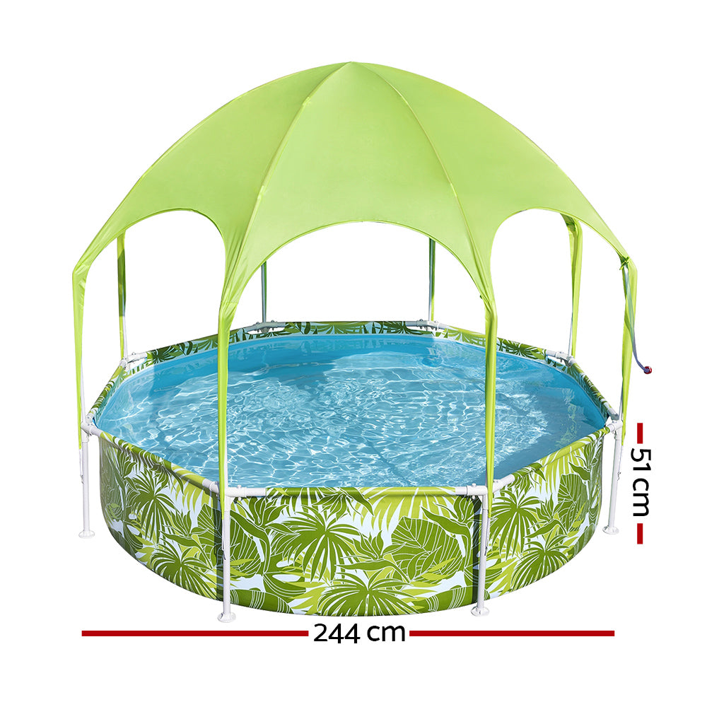 Bestway Above Ground Swimming Pool with Mist Shade-Home &amp; Garden &gt; Pool &amp; Accessories-PEROZ Accessories