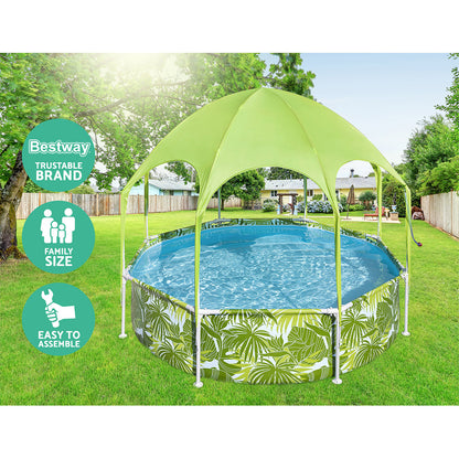 Bestway Above Ground Swimming Pool with Mist Shade-Home &amp; Garden &gt; Pool &amp; Accessories-PEROZ Accessories