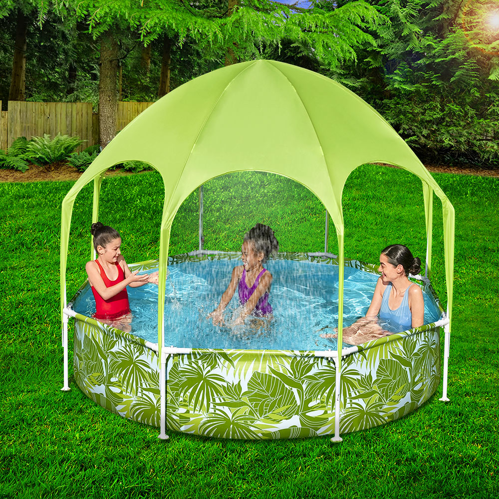 Bestway Above Ground Swimming Pool with Mist Shade-Home &amp; Garden &gt; Pool &amp; Accessories-PEROZ Accessories