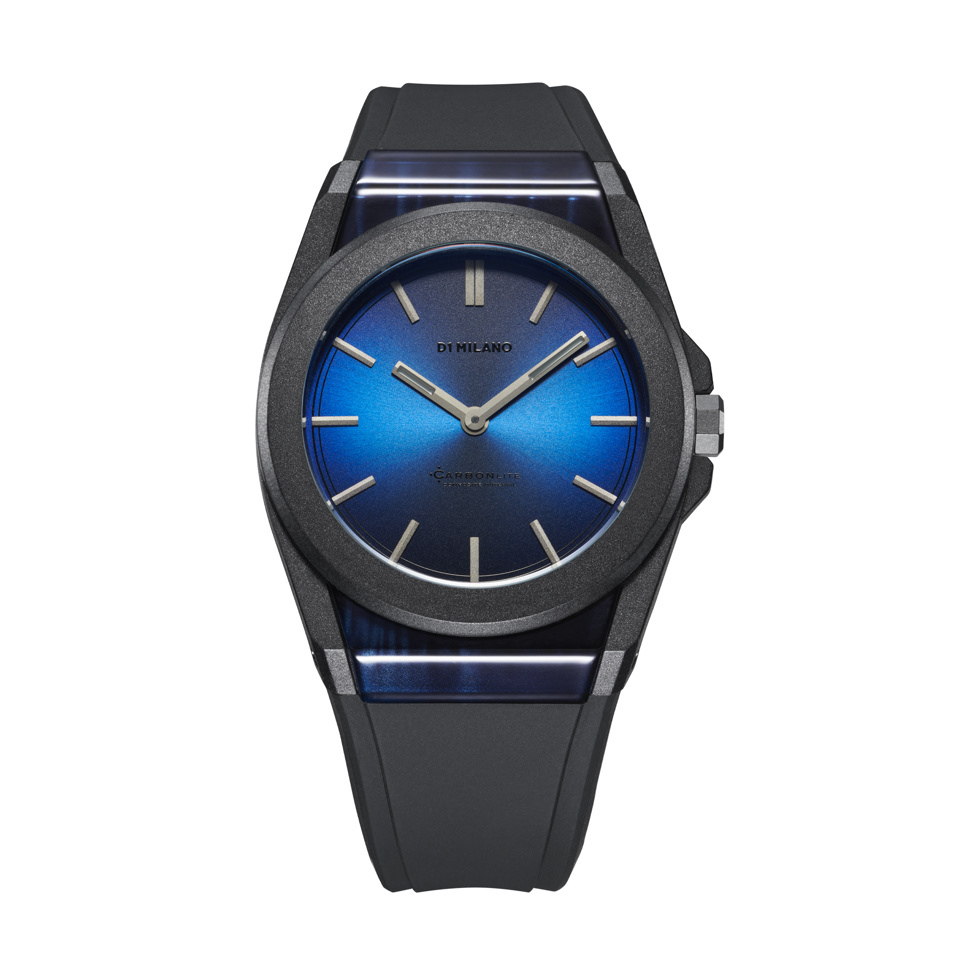 D1 Milano Carbonlite Blue 40.5mm Watch-Quartz Watches-PEROZ Accessories