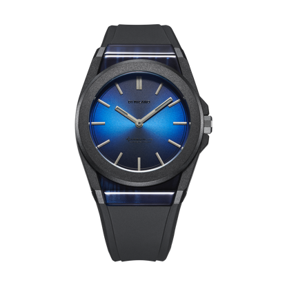 D1 Milano Carbonlite Blue 40.5mm Watch-Quartz Watches-PEROZ Accessories