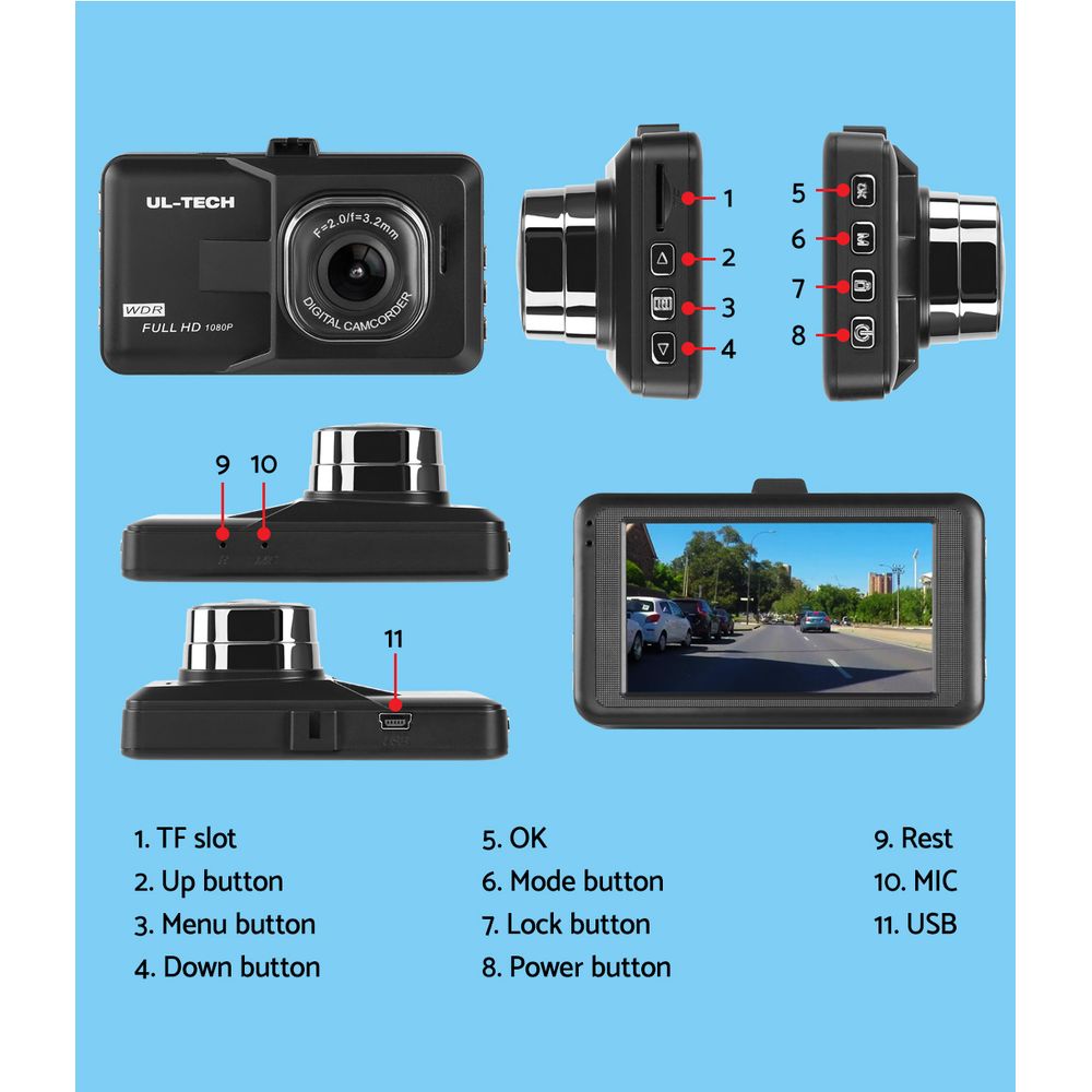 ul tech dash cam